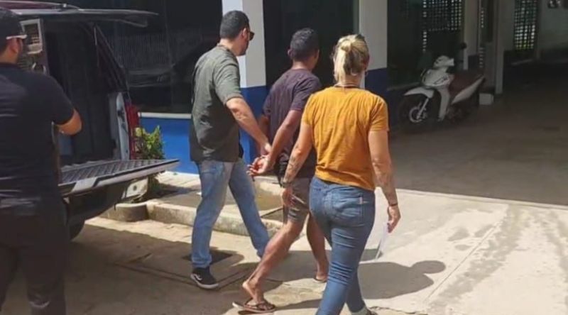 polícia prende homem por homicídio