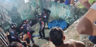 Motociclista fica ferido após cair de ladeira dentro de quintal de residência no Mauazinho
