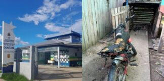 Furto de gasolina termina em prisão e moto incendiada em Canutama