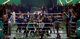 Duelo entre Popó e Wanderlei termina em briga generalizada