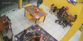 Dupla criminosa assalta pastelaria e tudo é registrado por câmeras de segurança no Boas Novas