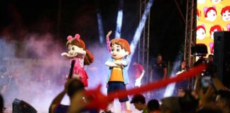 ‘Passinho Kids’ encanta crianças no #SouManaus Passo a Paço 2025 com show de Maria Clara e JP