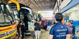 Amazonas intensifica fiscalização do transporte intermunicipal no Natal e Ano Novo