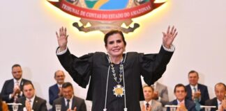Yara Amazônia Lins assume terceiro mandato e consolida trajetória pioneira no TCE-AM