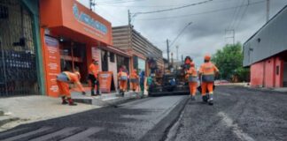 Cidade Nova e Manaus ganham 141 ruas sem buracos com recursos detinados pelo senador Eduardo Braga