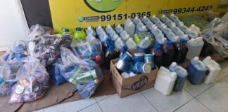 Operação conjunta apreende produtos de limpeza irregulares na zona norte de Manaus