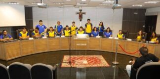 Alunos participam do projeto Educação Cidadã