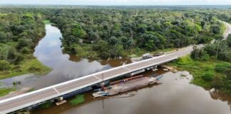 Tráfego na ponte sobre o rio Autaz Mirim, na BR-319, será liberado dia 27