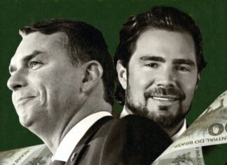 Três meses depois, nada do Flávio Bolsonaro dizer de onde ele “conseguiu dinheiro” para o Filme sobre o pai