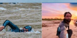 ‘Homem-Peixe’ chega a Manaus após travessia pelos rios amazônicos em defesa do meio ambiente
