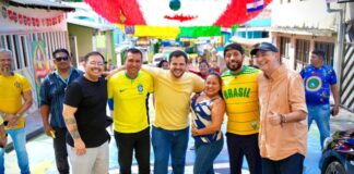 Renato Junior visita Ruas da Copa e destaca tradição mantida pelas comunidades de Manaus