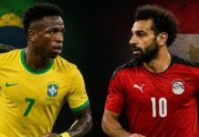 Brasil enfrenta o Egito em último teste antes da Copa do Mundo