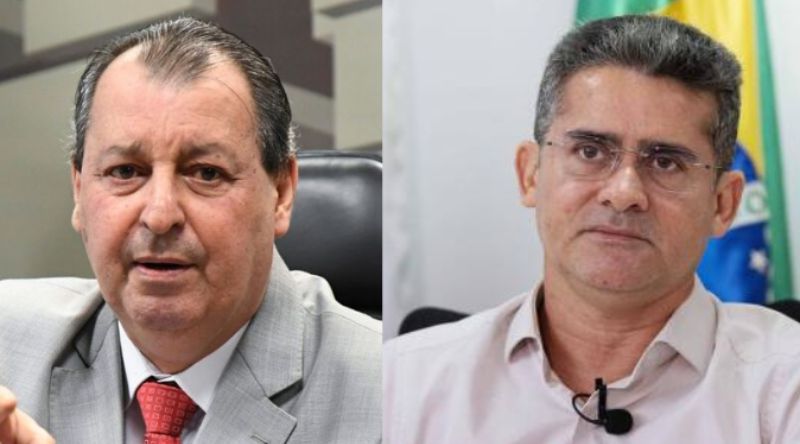 Senador Omar Aziz (PSD) e o ex-prefeito David Almeida (Avante)