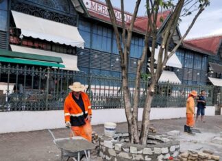 Mercado Adolpho Lisboa recebe melhorias urbanas em preparação para aniversário de 143 anos