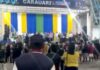 Aparecem poucos ‘gatos pingados’ em evento de Braga e Omar Aziz, em Carauari, apesar da grande mobilização