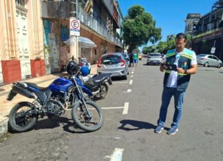 Ageman notifica Zona Azul por falhas em vagas para idosos e PcDs em Manaus