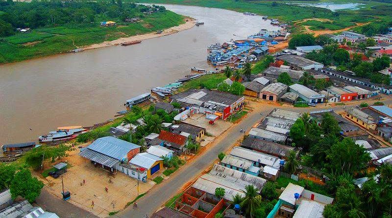 Cidade de Eirunepé, nas margens do rio Juruá - Reprodução_Facebook
