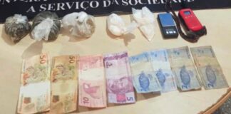 Homem é preso com drogas, balança de precisão e rádio comunicador no Tancredo Neves