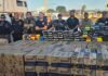 Drogas escondidas em pneus e sofá são apreendidas em porto de Benjamin Constant