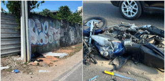 Suspeito de assalto morre após bater moto em poste durante fuga em Manaus