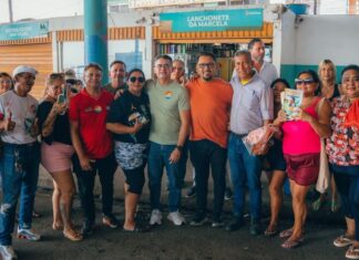 David visita a Feira da Ceasa e reforça compromisso com a pavimentação da BR-319