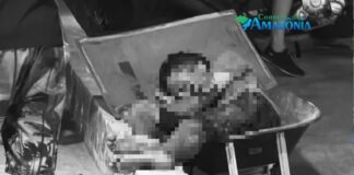 Homem é brutalmente espancado por traficantes no Mutirão e resgatado por moradores em carrinho de mão