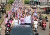 Em clima de festa, Mayra Dias é recebida com grande carreata em Itacoatiara