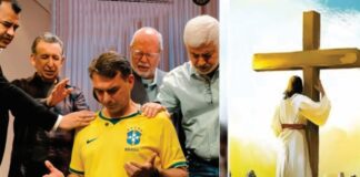 Diz que não quer mexer com Nossa Senhora Aparecida, mas promete decretar que o Brasil “é de Jesus Cristo”