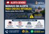 Manaus entra em alerta severo para chuvas intensas nesta sexta-feira