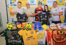 Prefeitura entrega kits esportivos completos para 25 bairros do 5º Copão Eu Amo Parintins