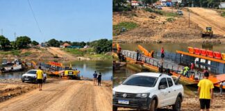 Travessia de balsa na BR-319 é retomada após quatro horas de paralisação