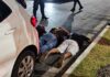 Assaltantes são presos com arma, celulares e televisão na zona oeste de Manaus